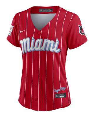 MLB Miami Marlins City Connect Women s Replica Baseball Jersey. Nike